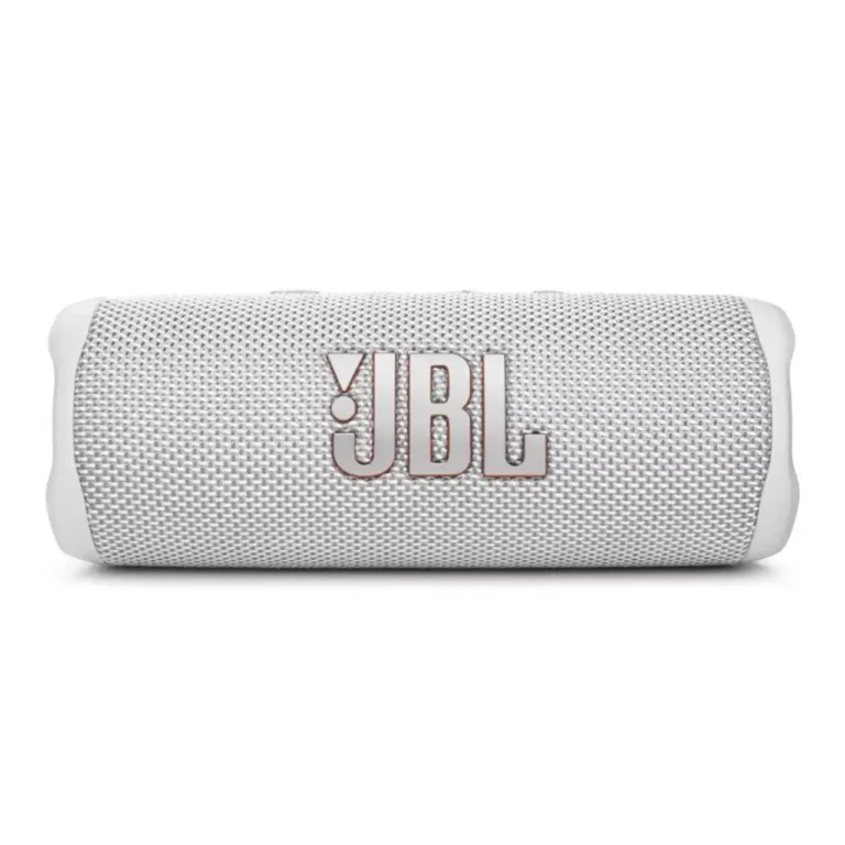 JBL Flip 6 White Portable Waterproof Bluetooth Speaker (JBL FLIP6WHTAM)