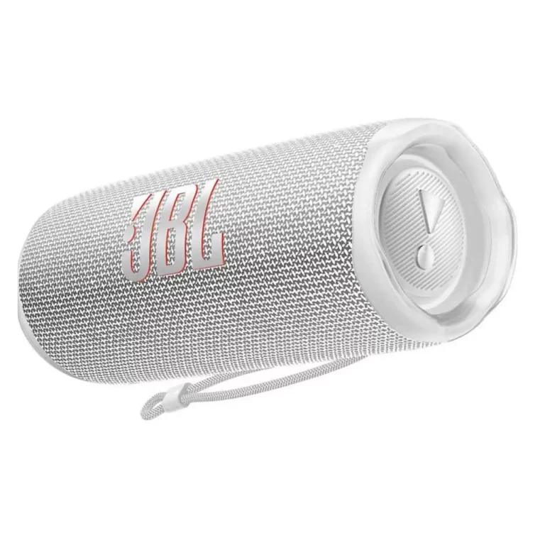 JBL Flip 6 White Portable Waterproof Bluetooth Speaker (JBL FLIP6WHTAM)