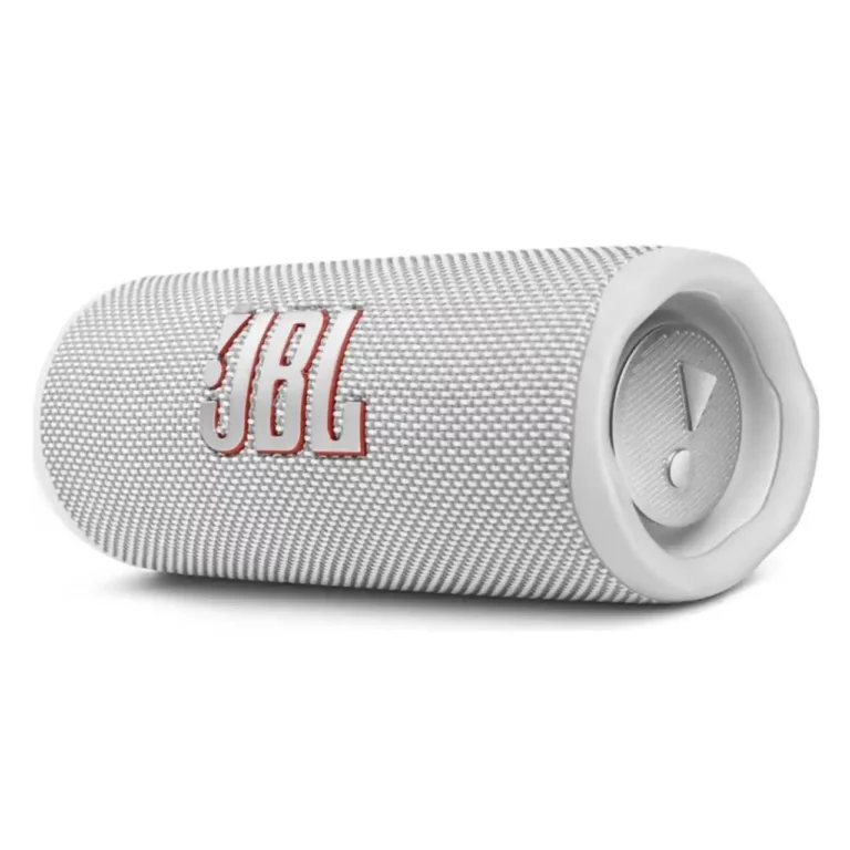 JBL Flip 6 White Portable Waterproof Bluetooth Speaker (JBL FLIP6WHTAM)