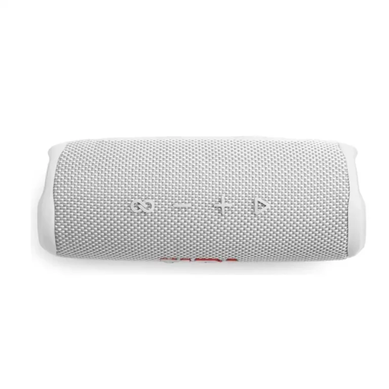 JBL Flip 6 White Portable Waterproof Bluetooth Speaker (JBL FLIP6WHTAM)