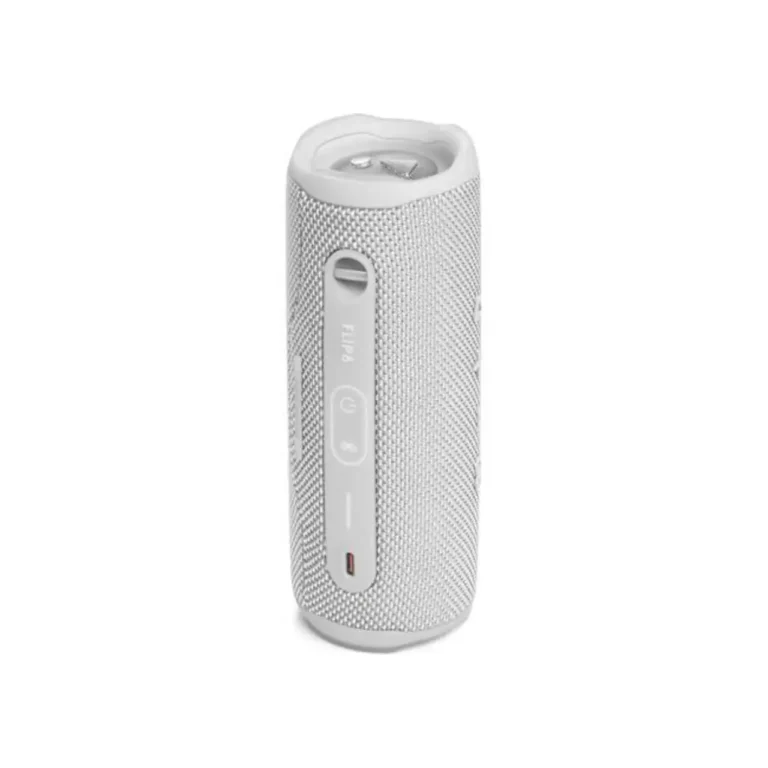JBL Flip 6 White Portable Waterproof Bluetooth Speaker (JBL FLIP6WHTAM)