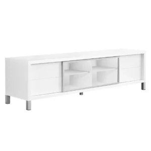 White Euro TV Stand 70″