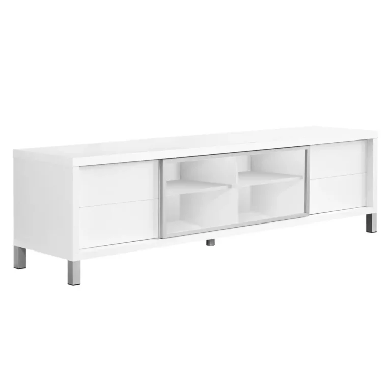 MONARCH Meuble TV Euro blanc 70 Po