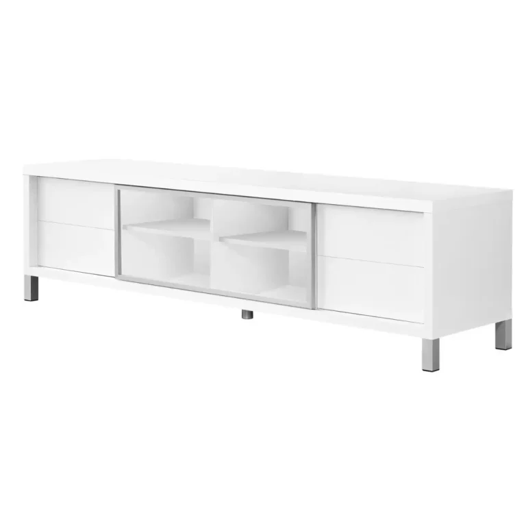 MONARCH Meuble TV Euro blanc 70 Po