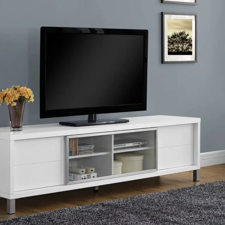 White Euro TV Stand 70