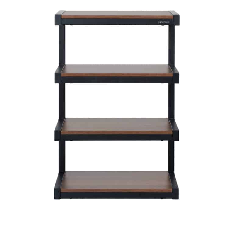 Norstone Esse Meuble HiFi à Quatre Étagères en Noyer (ESSHIFIWN)