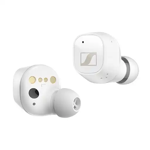 Sennheiser CX Plus True Wireless Noise Canceling White Headphones (CXPLUS)