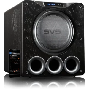 SVS PB16 Ultra Ported Subwoofer 16″ Driver 1500 Watts RMS Black Ash (PB16-Ultra)