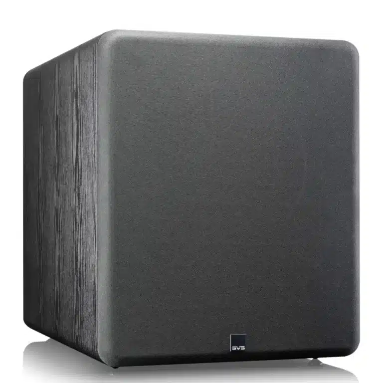 SVS PB-2000 Pro Caisson de Basses à Évent 12 po Haut-parleur 555 Watts RMS Frêne Noir (PB-2000)