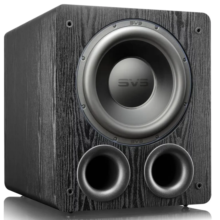 SVS PB-3000 Caisson de Graves à Évent 13 po 800 Watts RMS Frêne Noir (PB-3000)