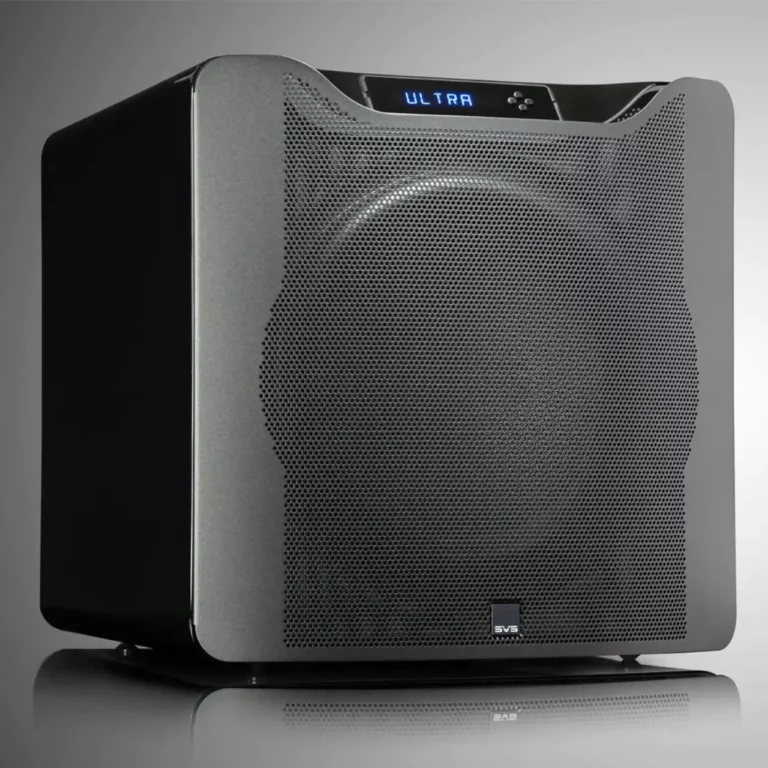 SVS SB16 Ultra Caisson de Basses Scellé 16 po Haut-parleur 1500 Watts RMS Frêne Noir (SB16-Ultra)
