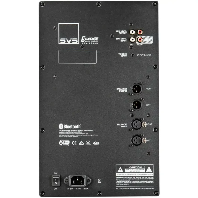 SVS SB16 Ultra Caisson de Basses Scellé 16 po Haut-parleur 1500 Watts RMS Frêne Noir (SB16-Ultra)