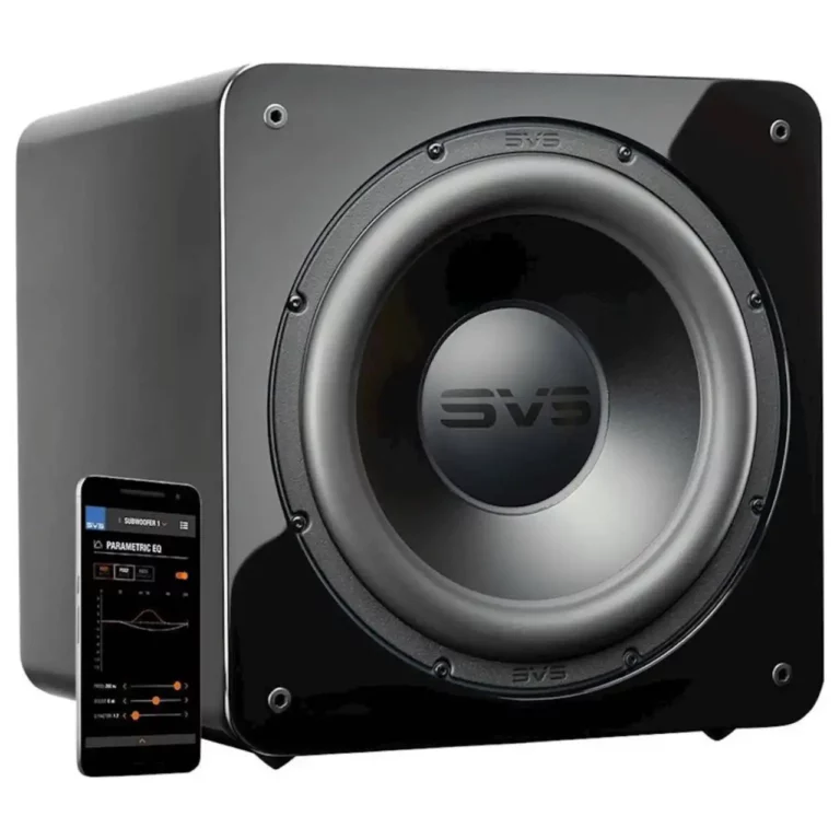 SVS SB-2000 Pro Caisson de Basses Scellé 12 po Haut-parleur 550 Watts RMS Piano Noir Brillant (SB-2000)