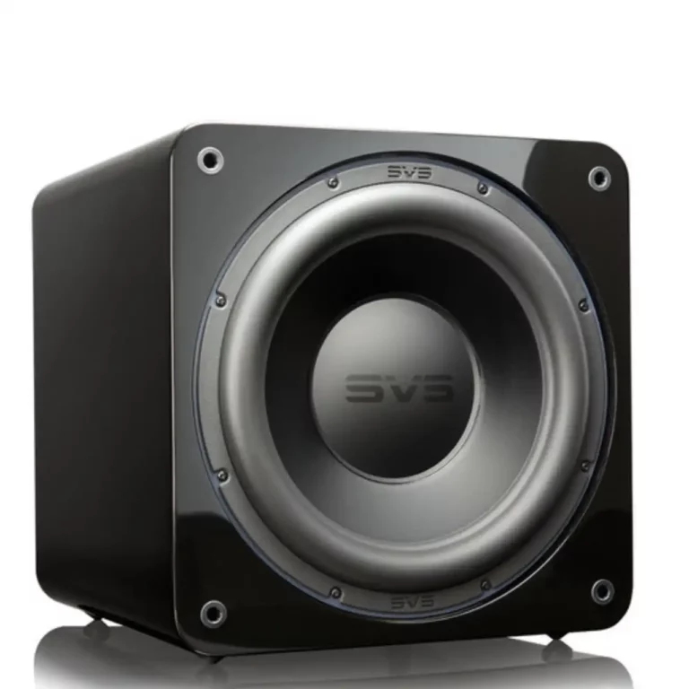 SVS SB-3000 Caisson de basses Scellé 13 po Haut-parleur 800 Watts RMS Piano Noir Brillant (SB-3000)