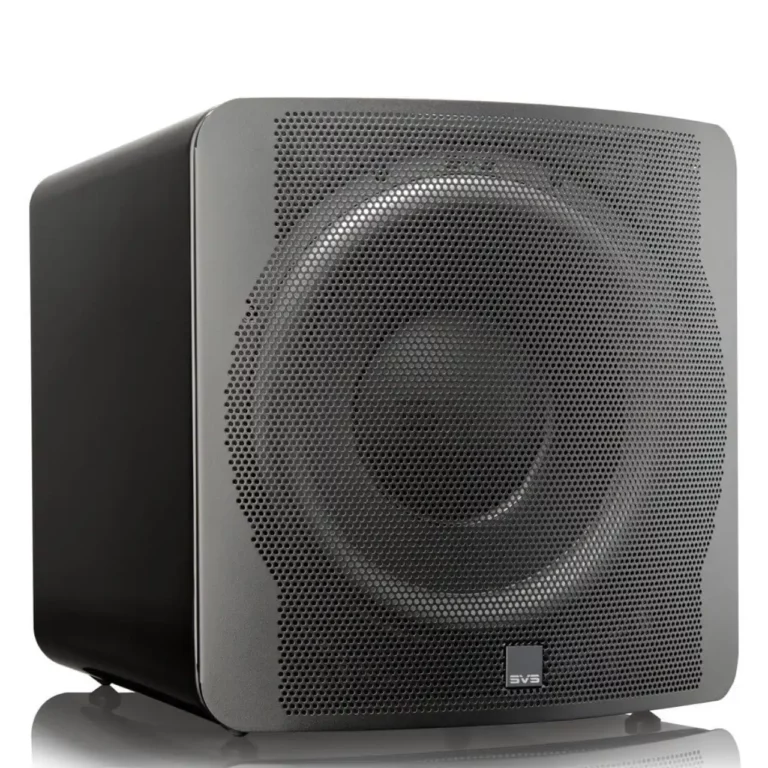 SVS SB-3000 Caisson de basses Scellé 13 po Haut-parleur 800 Watts RMS Piano Noir Brillant (SB-3000)