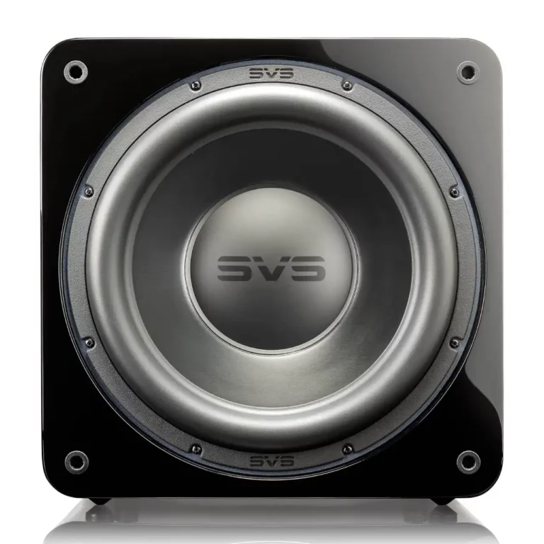 SVS SB-3000 Caisson de basses Scellé 13 po Haut-parleur 800 Watts RMS Piano Noir Brillant (SB-3000)