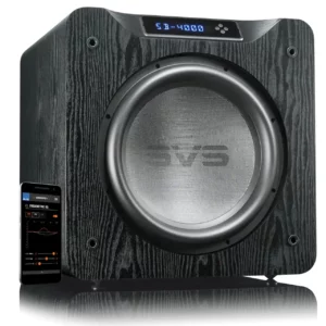 SVS SB-4000 Sealed Subwoofer 13.5″ Driver 1200 Watts RMS Black Ash (SB-4000)