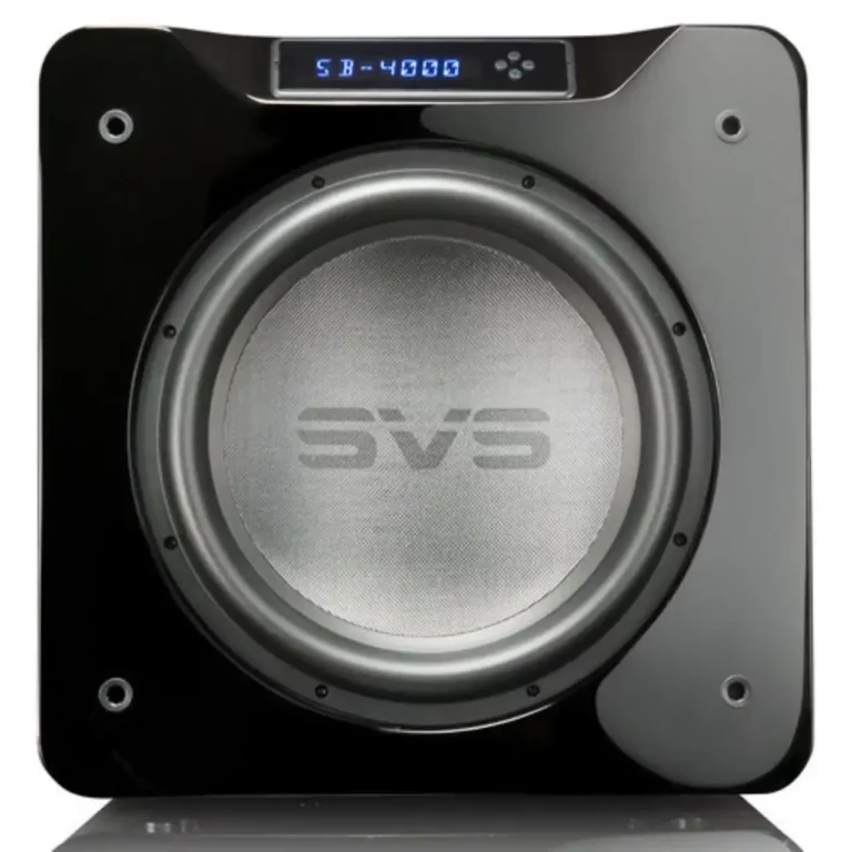 SVS SB-4000 Caisson de Basses Scellé 13,5 po Haut-parleur 1200 Watts RMS Piano Noir Brillant (SB-4000)