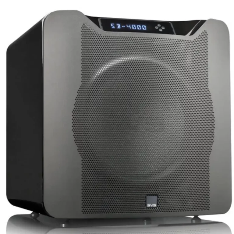 SVS SB-4000 Caisson de Basses Scellé 13,5 po Haut-parleur 1200 Watts RMS Piano Noir Brillant (SB-4000)