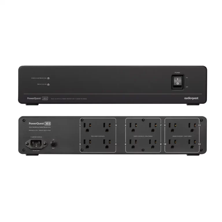 Audioquest Powerquest 303 Conditionneur d'Alimentation Montable En Rack à Dissipation de Bruit Linéaire