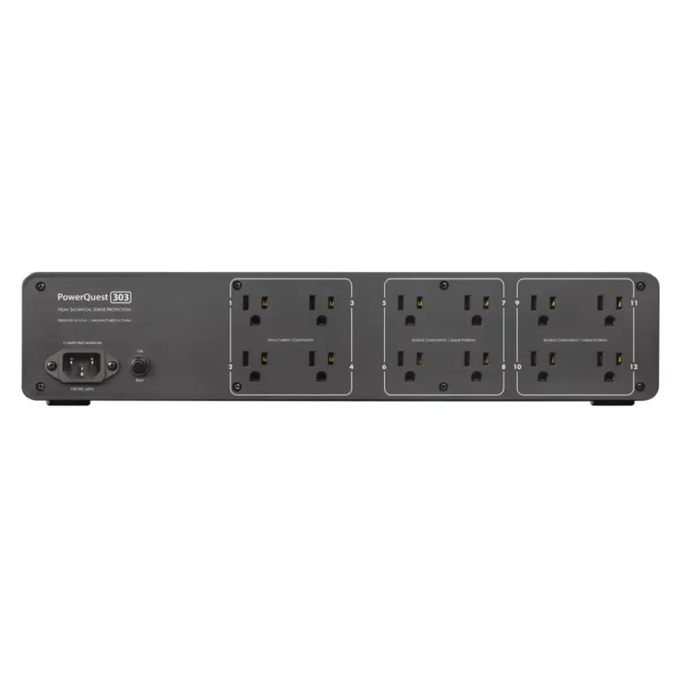 Audioquest Powerquest 303 Conditionneur d'Alimentation Montable En Rack à Dissipation de Bruit Linéaire