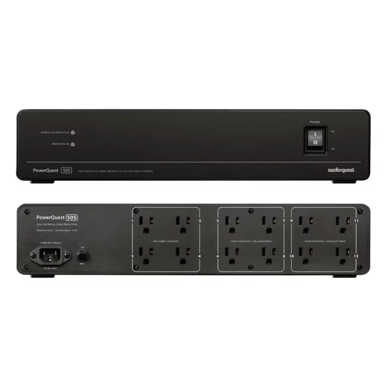 Audioquest Powerquest 505 Conditionneur d'Alimentation Montable En Rack à Dissipation de Bruit Linéaire