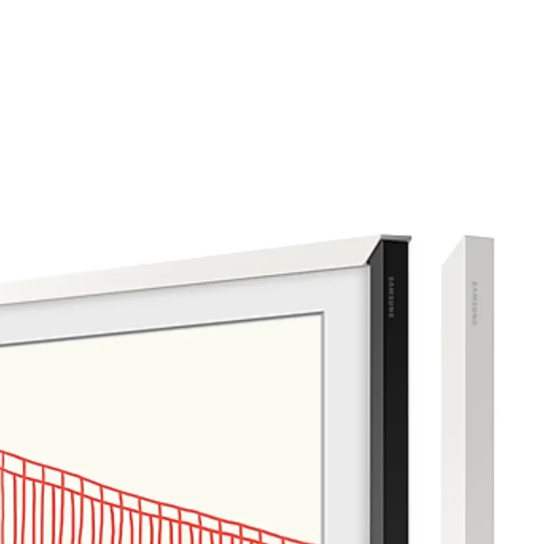 Samsung 85 po 2023 The Frame Lunette TV Personnalisable Blanc (VG-SCFA85WTBZA)