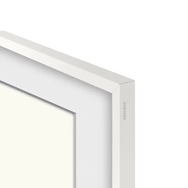 Samsung 85 po 2023 The Frame Lunette TV Personnalisable Blanc (VG-SCFA85WTBZA)