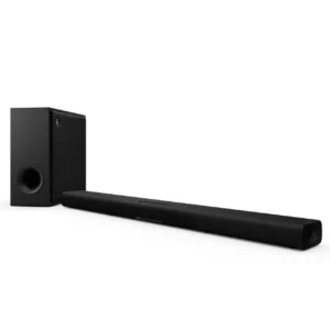 Yamaha SRX50A: Dolby Atmos Soundbar with Wireless Subwoofer (Black)