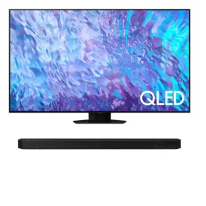 Samsung 75″ Q80C QLED 4K UHD w/ HW-Q800C 5.1.2 Soundbar (PK75Q80800)