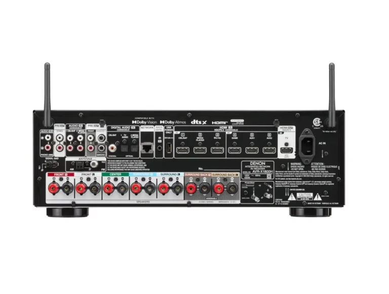 Denon Ultra HD Dolby Vision 8K Récepteur de Home cinéma (AVR-X1800H)