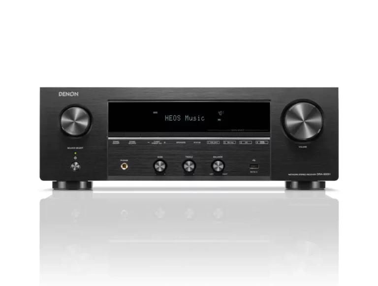 Denon 2 Canaux Hub Récepteur AV pour Home Cinéma et Amplificateur Hi-Fi (DRA-900H)