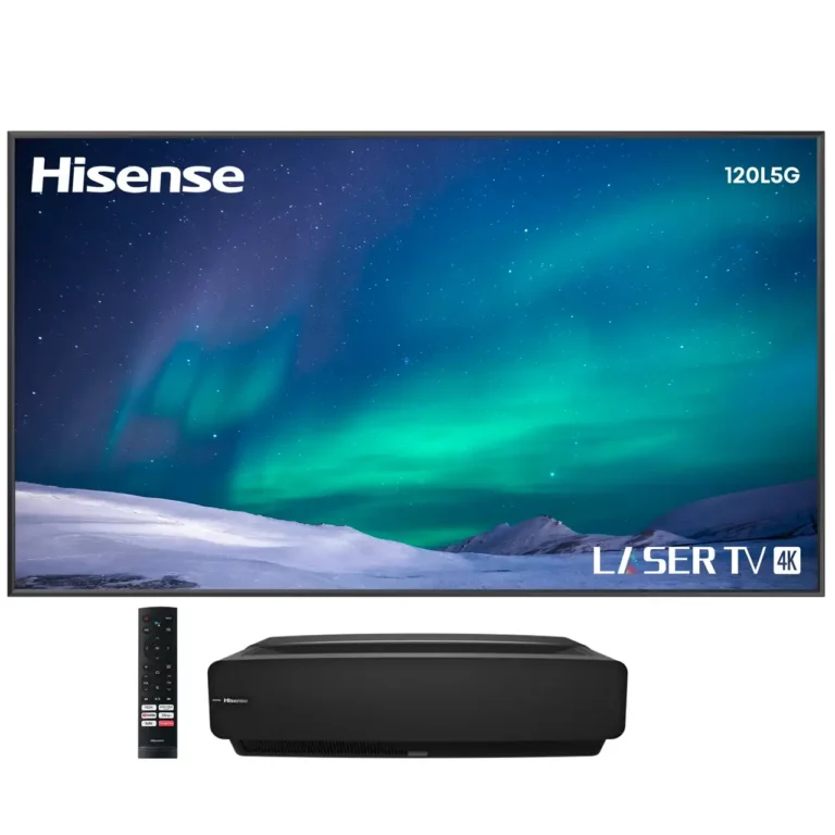 Hisense 120 Po 120L5G Projecteur TV Laser Intelligent À Focale Ultra Courte Avec Écran ALR (120L5G)