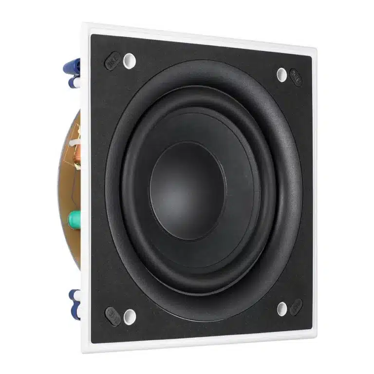 Kef CI200SQB THX Caisson de Basse Mural Ultra 2 Uni Q de 200 mm Chacun (CI200SQB-THX)