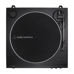 Audio Technica AT-LP60XBT-USB Platine Vinyle à Entraînement par Courroie Sans Fil Entièrement Automatique, Noir