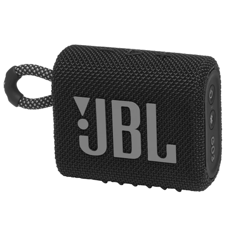 JBL Go3 Black Portable Waterproof Speaker