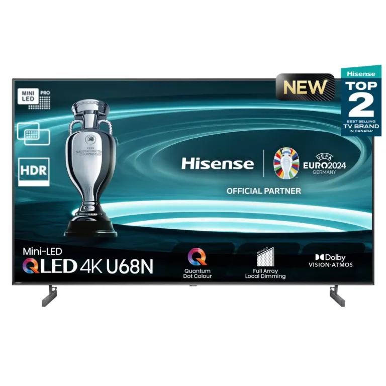 Hisense U68N 65 Inch (2024) : Mini LED QLED 4K Google TV (65U68N)