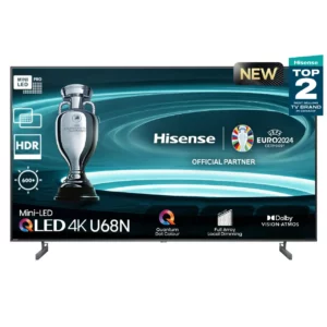 Hisense 85 po U68N Téléviseur Google 4K Mini-LED QLED (85U68N)