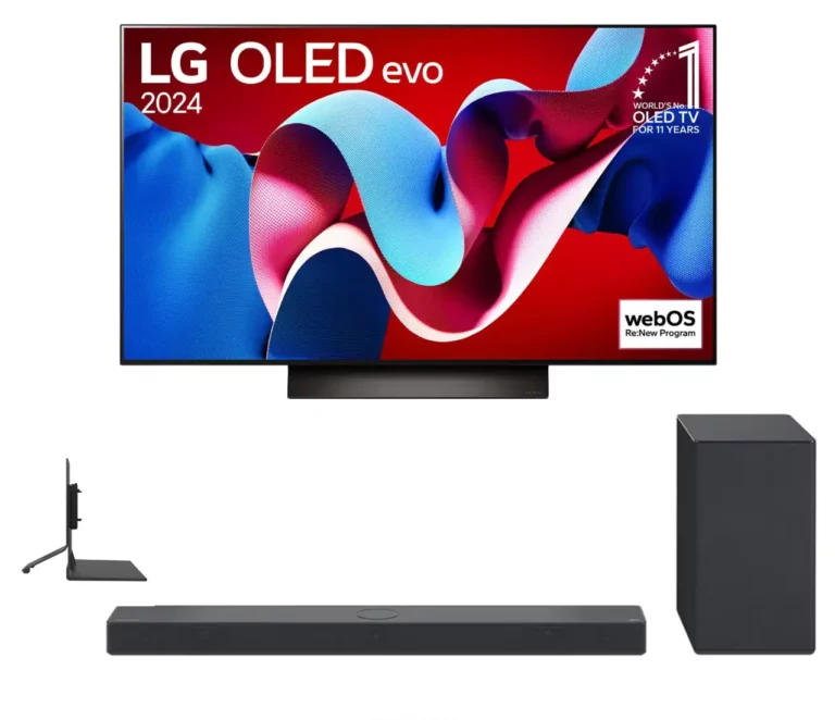 LG 48 po C4 Téléviseur Intelligent And LG SC9S Barre de Son (48C4.SC95)