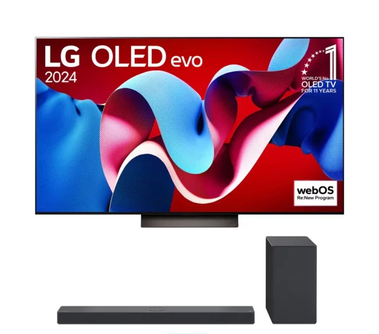 LG 65 po C4 Téléviseur Intelligent And LG SC9S Barre de Son (65C4.SC9S)