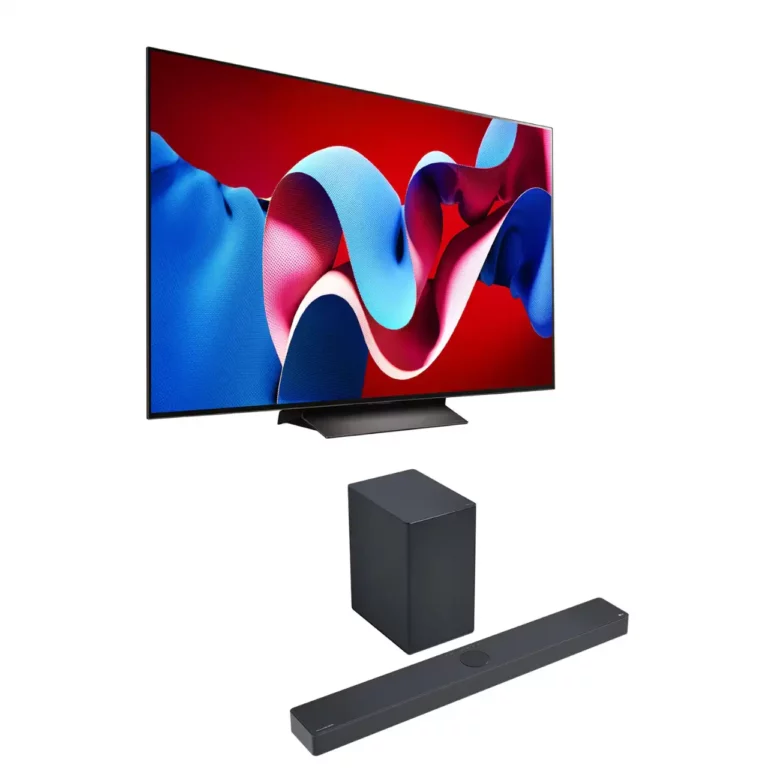 LG 65 po C4 Téléviseur Intelligent And LG SC9S Barre de Son (65C4.SC9S)