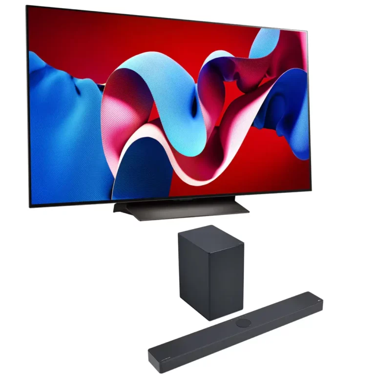 LG 77 po C4 Téléviseur Intelligent And LG SC9S Barre de Son (77C4.SC9S)