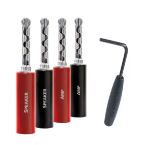 AudioQuest SureGrip 100 BFA/Banana Direct-Silver Plating Connectors (SUREGRIP100B)