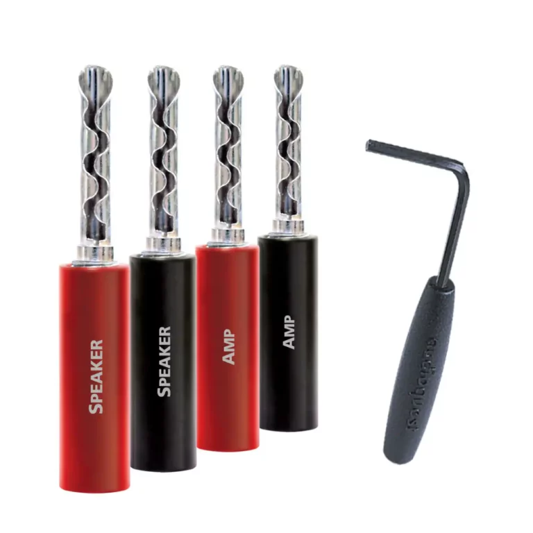 AudioQuest SureGrip 100 BFA/Banana Direct-Silver Plating Connectors (SUREGRIP100B)