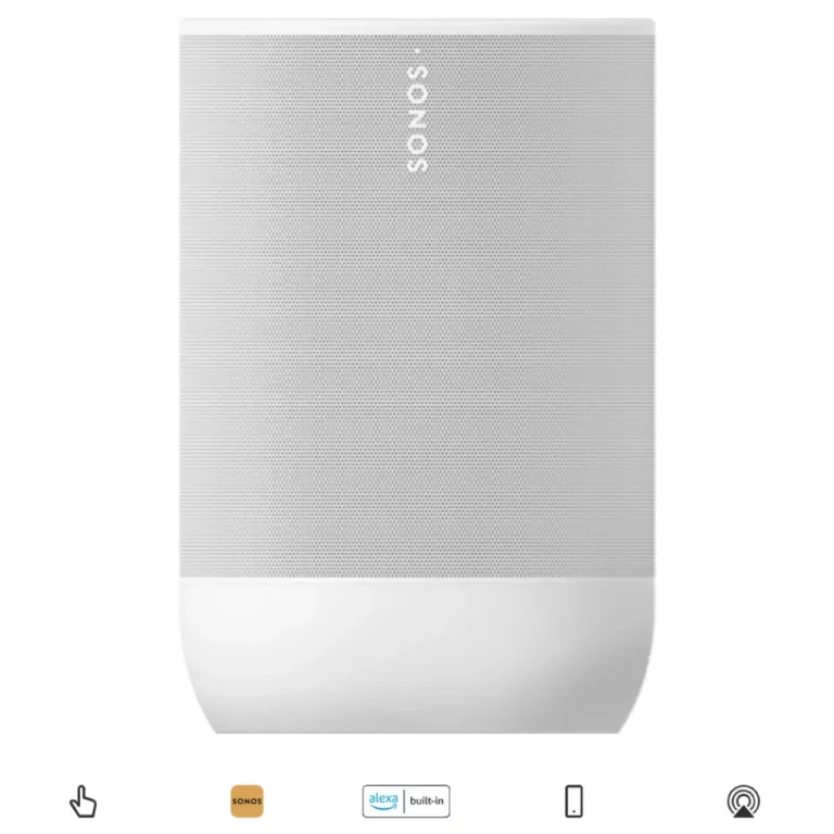 Sonos Move 2 Portable Smart Speaker White (MOVE2US1)