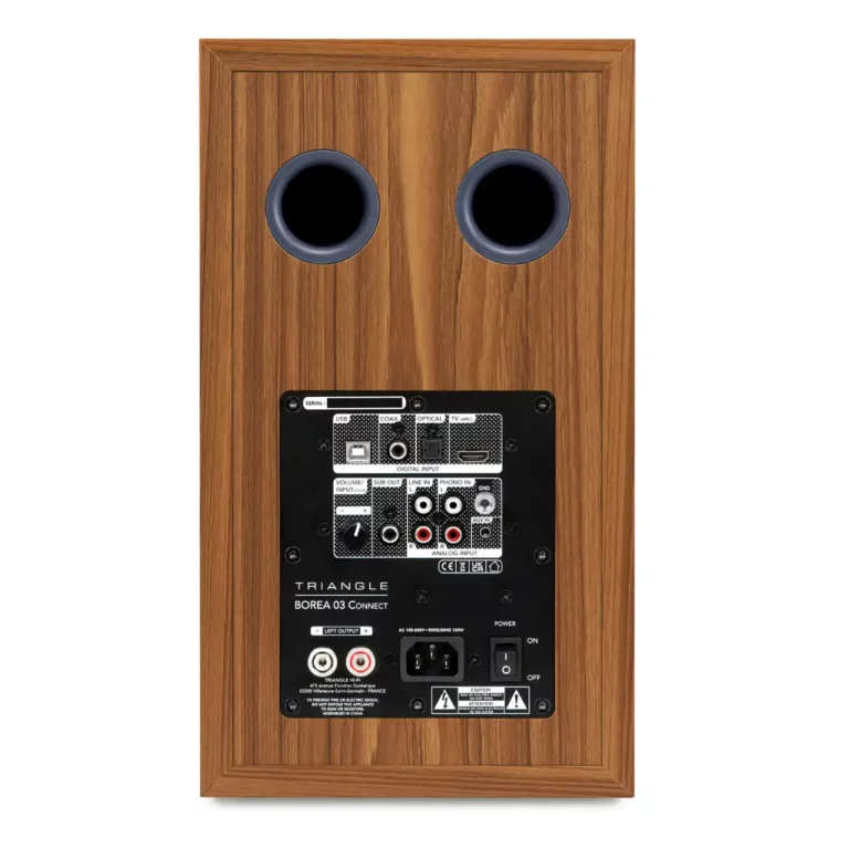 Triangle Borea BR03 Connect Bluetooth Speaker Pair – Oak Blue