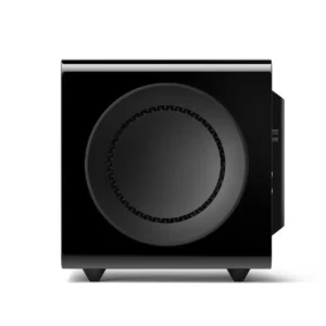 KEF KC92 Force Cancelling Powered Subwoofer –  Twin 9-Inch – Black Gloss