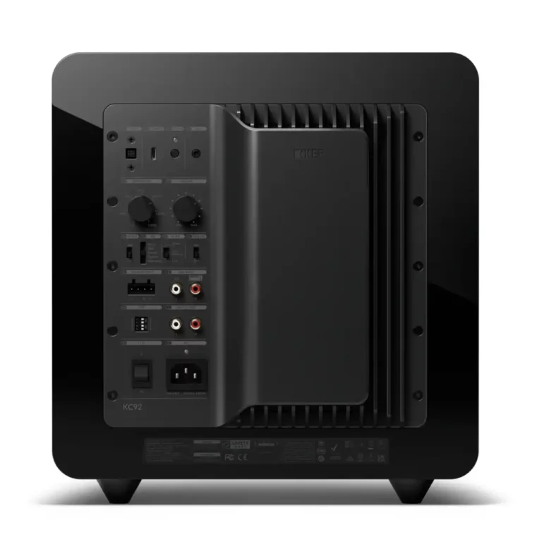 KEF KC92 – Caisson de basses double 9 pouces – Noir brillant