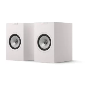 KEF Q1 Meta Bookshelf Speakers – Satin White (Pair)