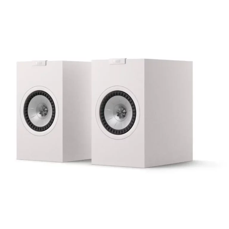 KEF Q1 Meta Bookshelf Speakers – Satin White (Pair)